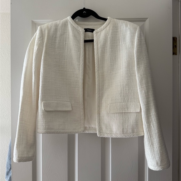 Theory Open Front Tweed Jacket - Picture 3 of 6